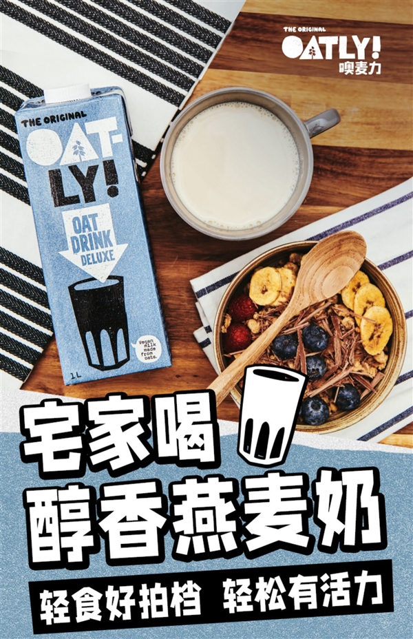 噢麦力 燕麦奶谷物饮料原味醇香燕麦奶1L